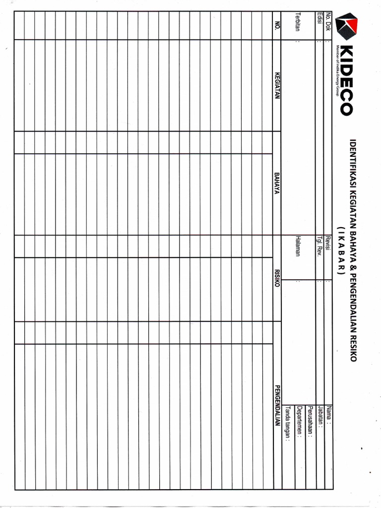 SCAN FORM IKABAR - Kosong | PDF