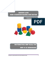 Matematika SMP Kelas VIII: Bangun Ruang Sisi Datar