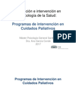 Intervención Psicológica en Cuidados Paliativos