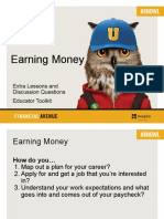 Earning Money: Extra Lessons and Discussion Questions Educator Toolkit