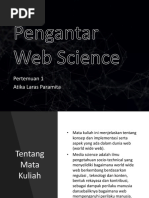 Pengantar Web Science Pertemuan 1