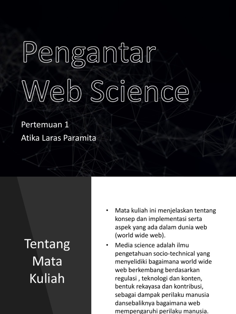 Web Science: Understanding the Web | PDF | Web 2.0 | World Wide Web