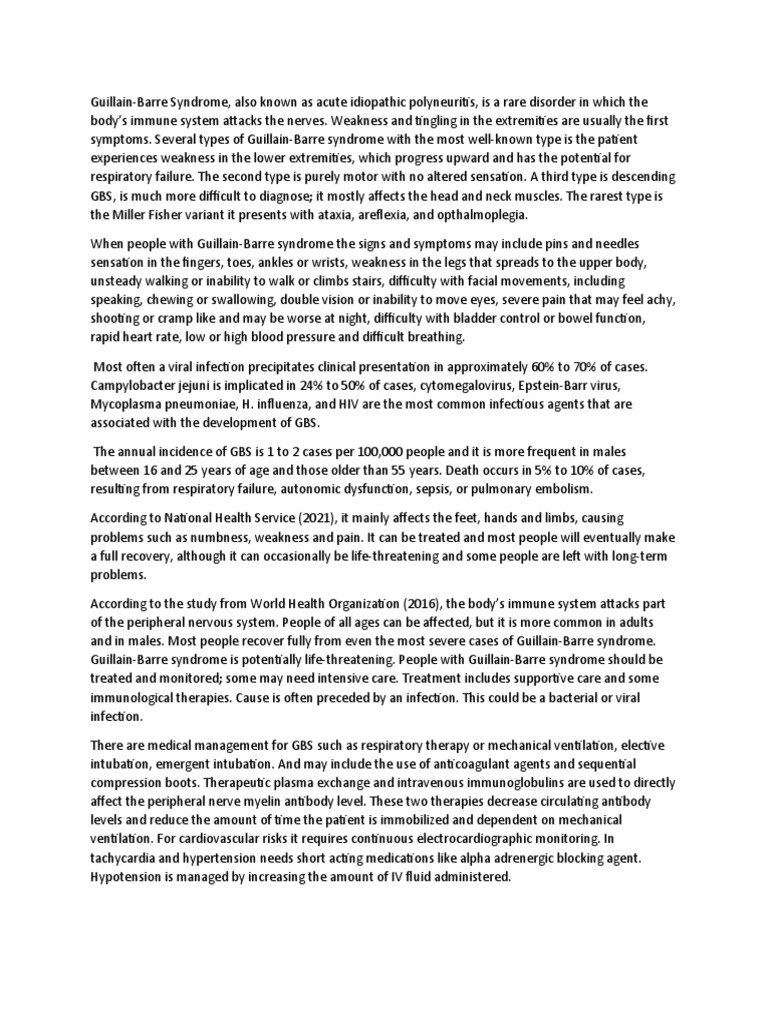 GBS Intro PDF Medical Specialties Clinical Medicine