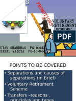 Voluntary Retirement Scheme': - Nutan Shanbhag PG10 043 - Nikhil Vaidya PG 10 044