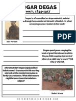 Degas Printable PDF