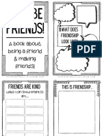 How To Be A Good Friend For Kids Printable Book