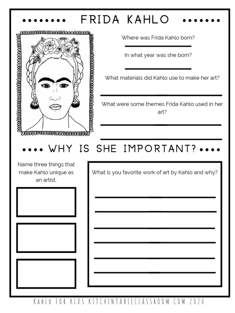frida-kahlo-artist-response-pdf