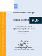 Certificado de Integridad Transparencia y Lucha Contra La Corrupcionpadre Fernando