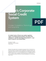 Chinas Corporate Social Credit System