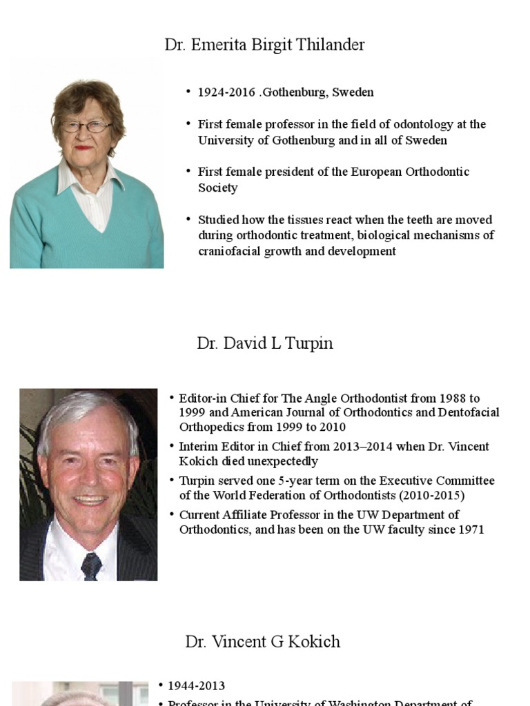 Pioneers of Modern Orthodontics | PDF | Orthodontics | Dentistry