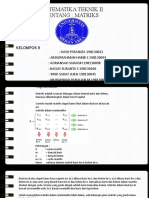 Matematika Teknik II Tema Matriks