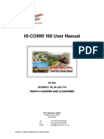 HI-COMM 100 User Manual For The h88!90!110