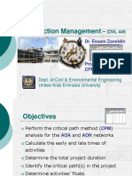 CM13 - Project Scheduling CPM-merged