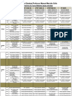 Horário Matutino 2021 Oficial