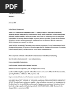 SBM Narrative Support