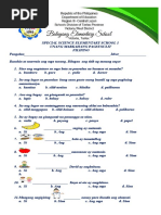 1st Periodical Test in Filipino