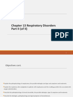 Spring 2020 Chapter 13 Part II Respiratory Disorders