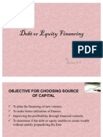 Debt or Equity Financing