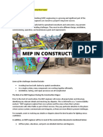 What Is The Role of MEP in CONSTRUCTION - Dhyan Academy