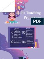 The Teaching Profession: Chapter 4: The Rights and Privileges of Teachers in The Philippines