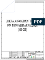 CMBA-20-W7-DWG-002-00 - Rev.A - GENERAL ARRANGEMENT DRAWING FOR INSTRUMENT AIR RECEIVER (3-05-D05) - Model