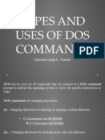 Types and Uses of Dos Commands