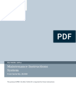 Maintenance Instructions System: From Serial No. 20.000
