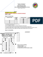 What To Process: Irish Mae Jovita 11 Humss 3 Statistics and Probability Learning Activity Sheet 2 APRIL 14, 2021