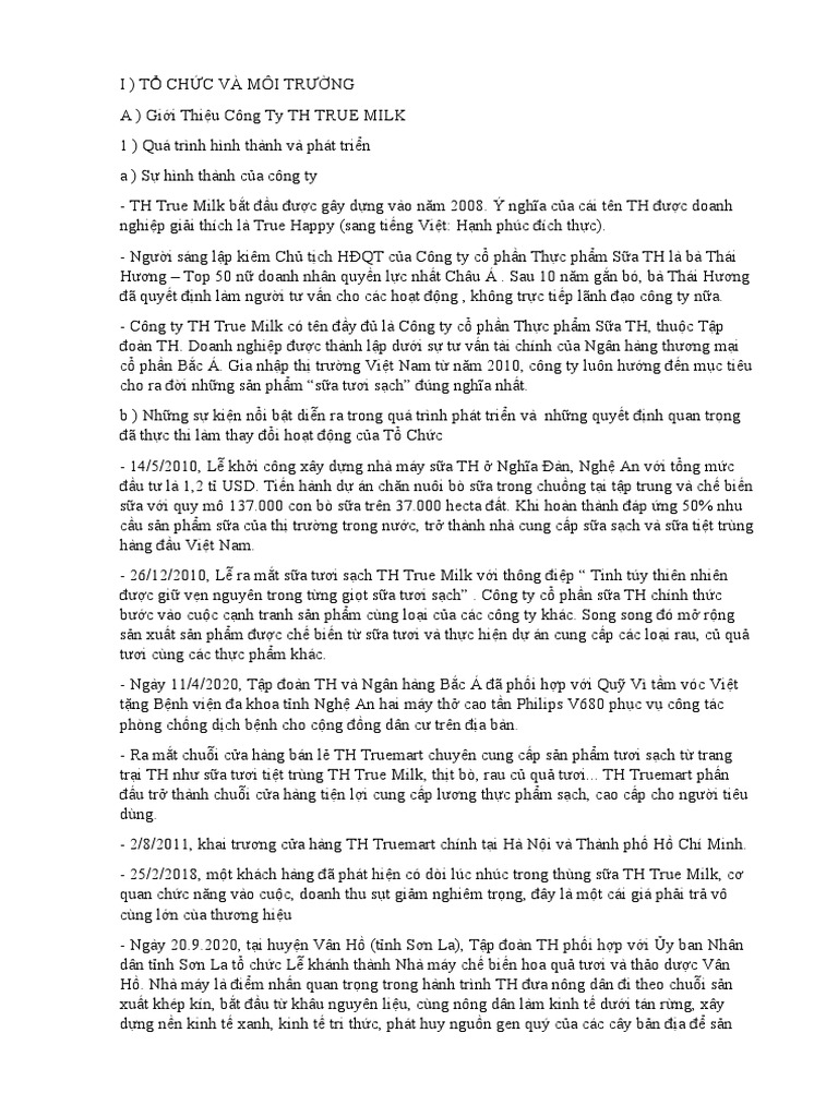 TH True Milk | PDF