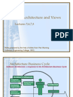 Architecture and Views: Lectures 5,6,7,8