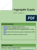 unit 9 - lesson 2 - short-run aggregate supply