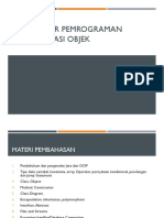 Materi 1 - Pengantar Pemrograman Berorientasi Objek