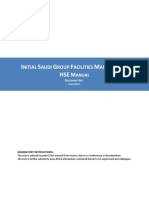 Project HSE Manual (Draft)