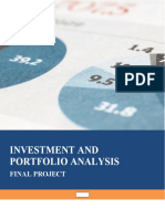 Investment and Portfolio Analysis: Final Project
