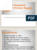 Hewlett-Packard: Deskjet Printer Supply Chain