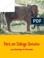 Para Um Diálogo Genuíno: Com Rodrigo D Almeida