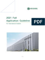 Application Guideline (2021 Fall)