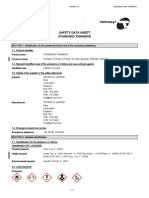 Standard Thinners MSDS