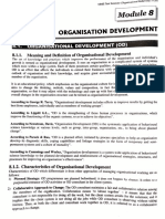 Organisational Development Goals and Characteristics