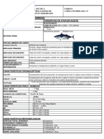 Ficha técnica de conservas de atún en aceite