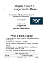 Basel Capital Accord & Risk Management in Banks