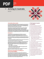 Arriving in Australia: Australian Biosecurity