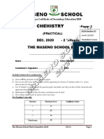 Chemistry Paper 3 2020