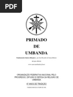 Primado de Umbanda (Fundamentos Básicos Litúrgicos) - José Ricardo de Souza Ribeiro