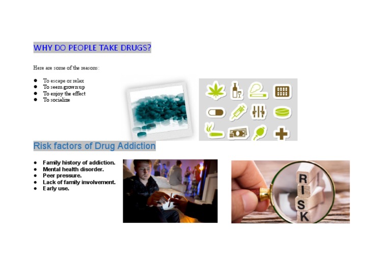 Reasons and Risks of Drug Use | PDF