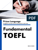 Modul Fundamental TOEFL