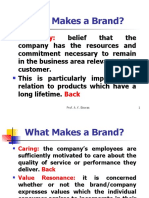 What Makes A Brand?: Continuity
