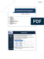 Analisa Numerik 6 Interpolasi