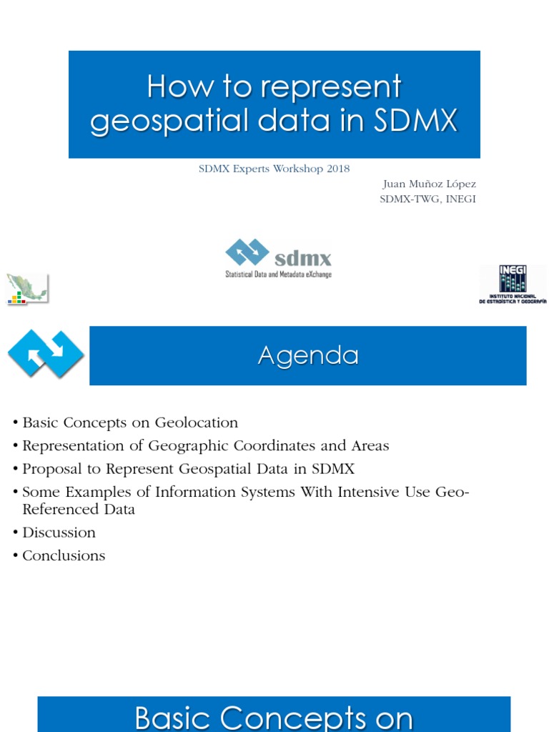 Geospatial Data Representation in SDMX | PDF | Latitude | Cartesian ...