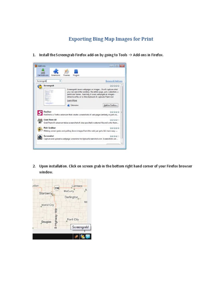 Export Bing Map Images for Printing | PDF | Computers